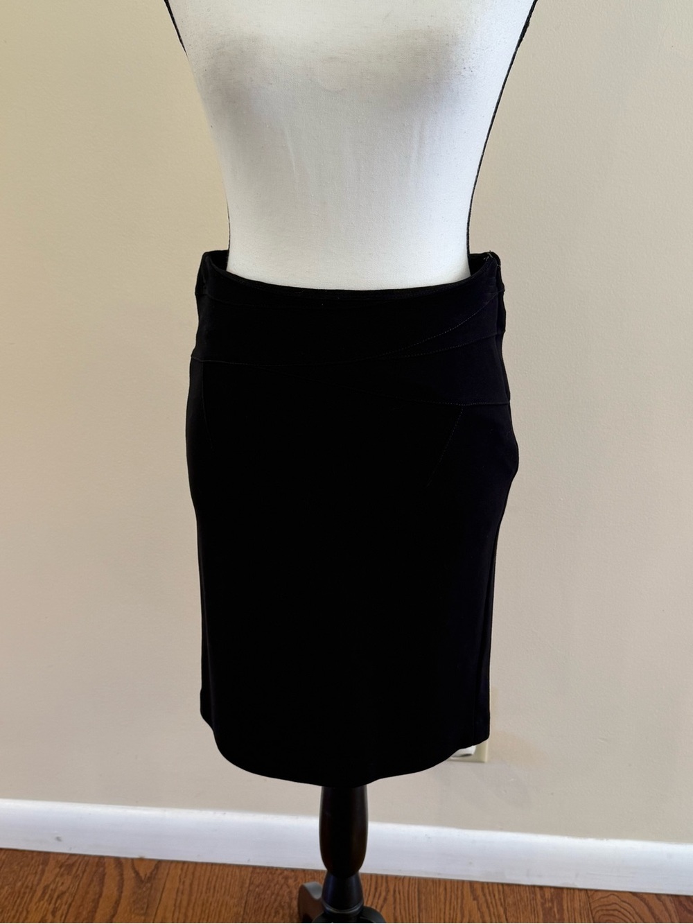bebe Black Ponte Pencil Skirt size 2
